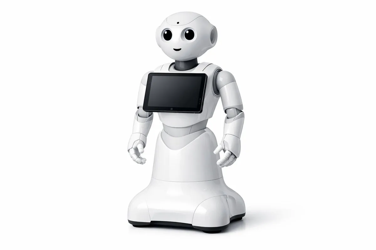 SoftBank Pepper - предметный ИИ-рендер
